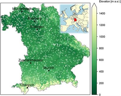 A First Pre-season Pollen Transport Climatology to Bavaria, Germany